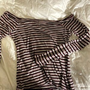 Wild fable off the shoulder long sleeve top